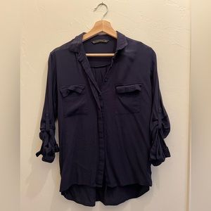 Zara Navy Shirt.